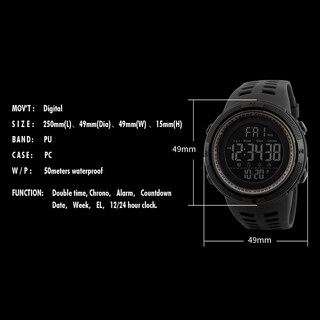 Foto 8 | Venta Internacional-Reloj Skmei Negro para Hombre