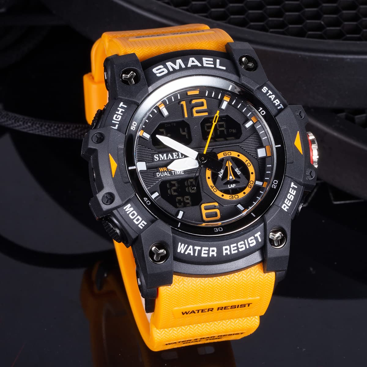 Foto 3 pulgar | Venta Internacional-Reloj Kxaito Naranja para Hombre