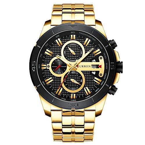 Foto 2 pulgar | Venta Internacional-Reloj Curren Dorado para Hombre