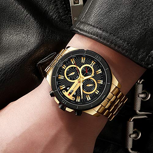 Foto 6 pulgar | Venta Internacional-Reloj Curren Dorado para Hombre