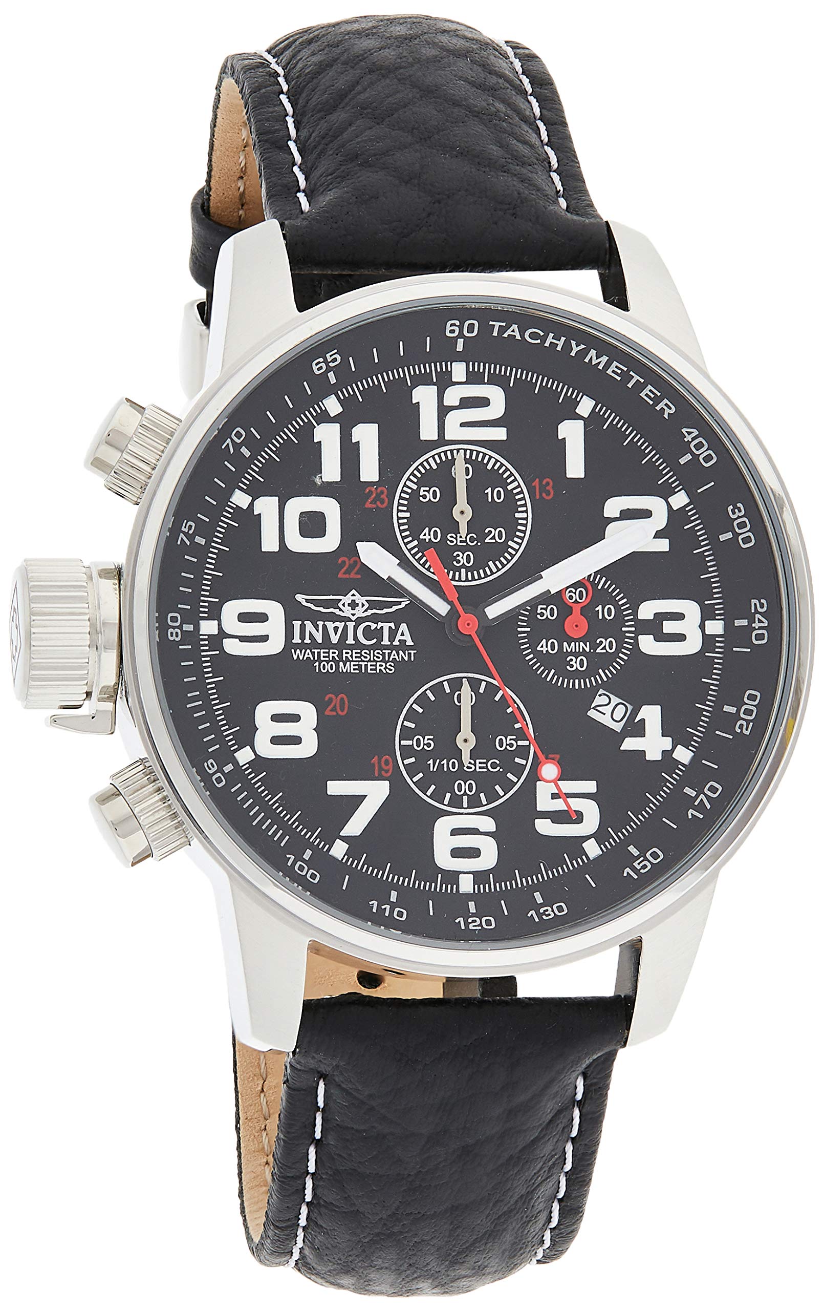 Foto 2 pulgar | Reloj De Cuarzo Invicta I-force Para Zurdos Con Piel, Para H - Venta Internacional.