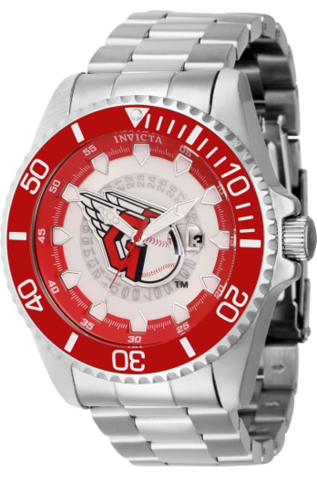 Foto 2 pulgar | Invicta Mlb Cleveland Guardians De Cuarzo Con Esfera Blanca  - Venta Internacional.