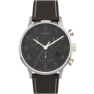 Foto 1 | Vestido Watch Timex Tw2t71500 Marrón Oscuro/plateado Para Hombre - Venta Internacional.