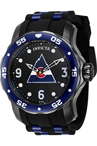 Foto 3 pulgar | Reloj Invicta Nhl Colorado Avalanche Para Hombre Con Esfera Negra - Venta Internacional.