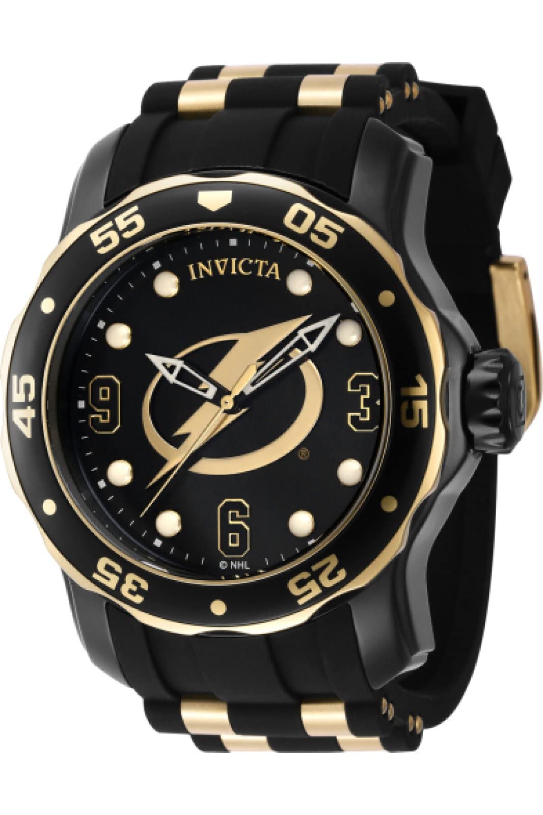 Foto 2 pulgar | Reloj Invicta Nhl Tampa Bay Lightning Para Hombre Con Esfera Negra - Venta Internacional.