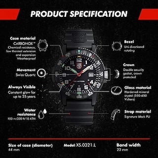 Foto 4 | Reloj Luminox Sea Turtle Xs.0321.l - Venta Internacional.