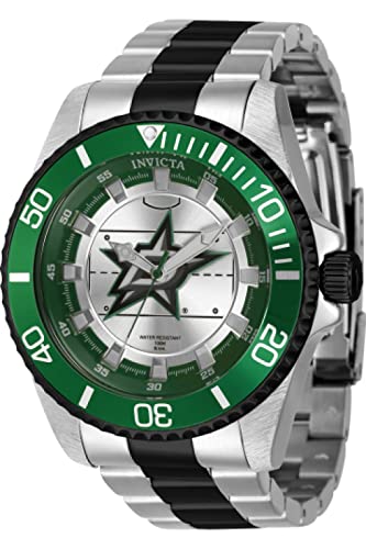 Foto 3 pulgar | Reloj Invicta Nhl Dallas Stars De Cuarzo Plateado Para Hombr - Venta Internacional.