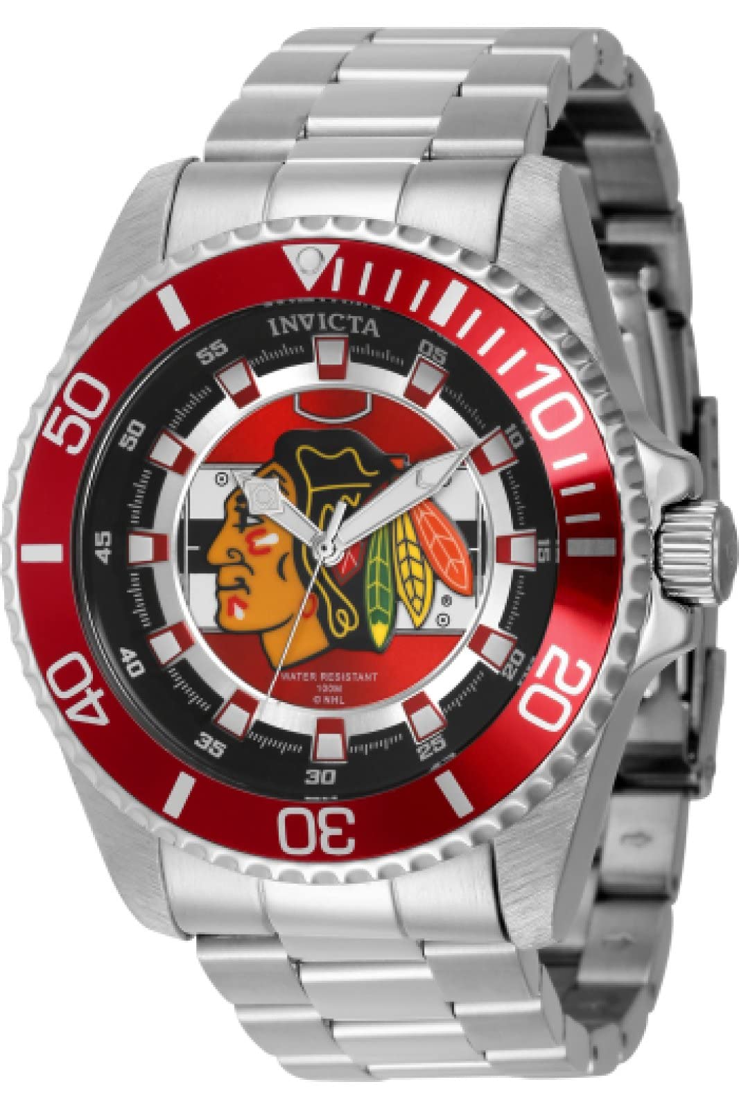 Reloj Invicta Nhl Chicago Blackhawks De Cuarzo Con Esfera Ro - Venta Internacional.