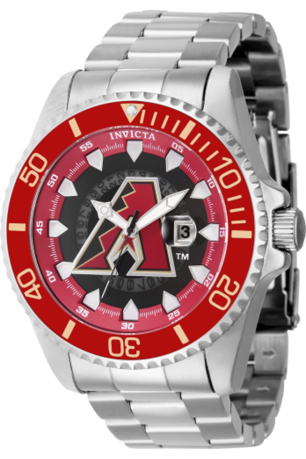 Foto 2 pulgar | Reloj De Cuarzo Invicta Mlb Arizona Diamondbacks Para Hombre - Venta Internacional.