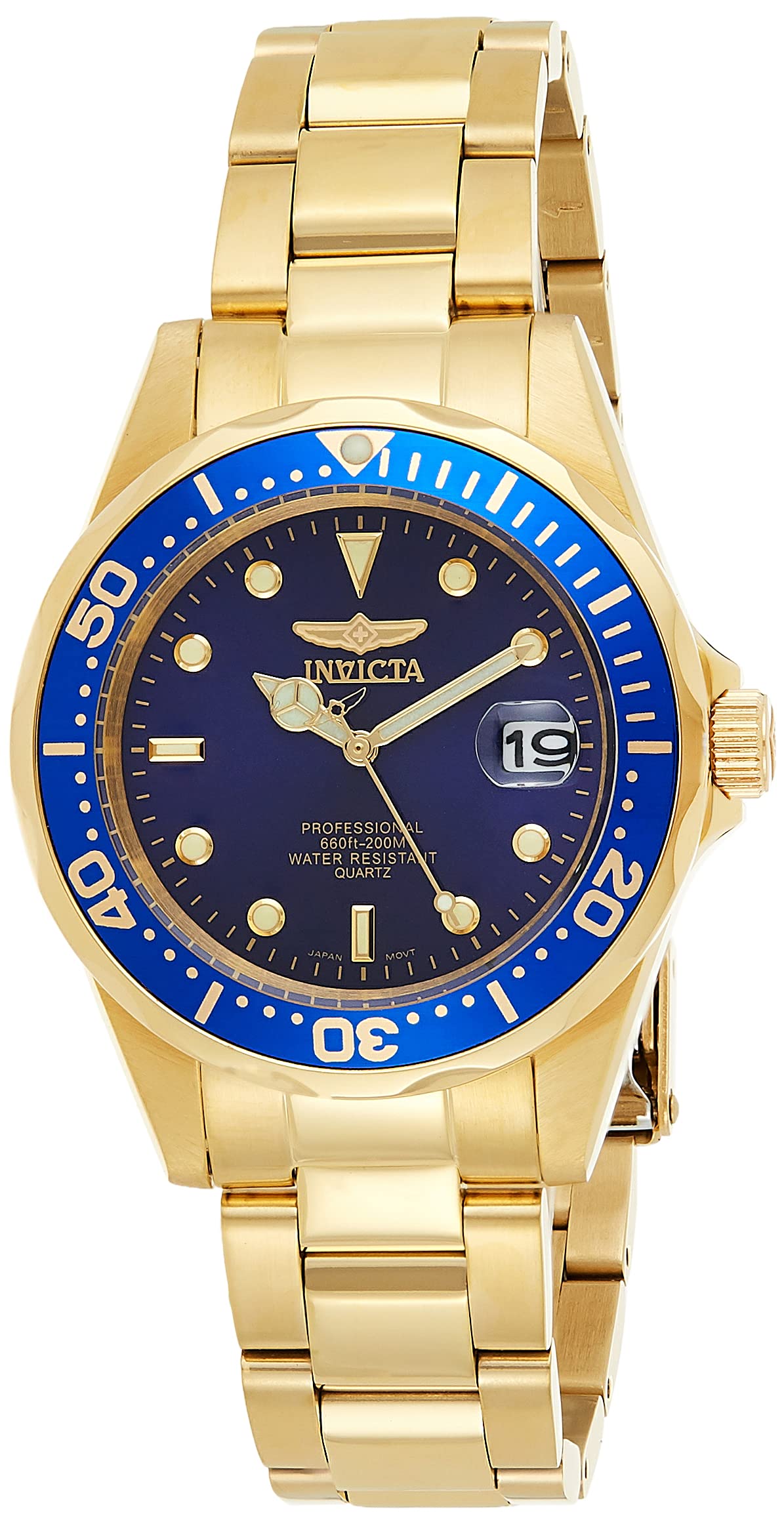 Foto 2 pulgar | Reloj Invicta Invicta-8937 Pro Diver Para Hombre Chapado En Oro Ionizado De 18 Quilates - Venta Internacional.