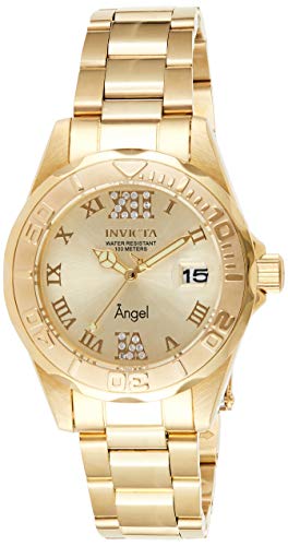 Invicta 14397 Angel Reloj Analógico De Cuarzo Suizo Dorado P - Venta Internacional.