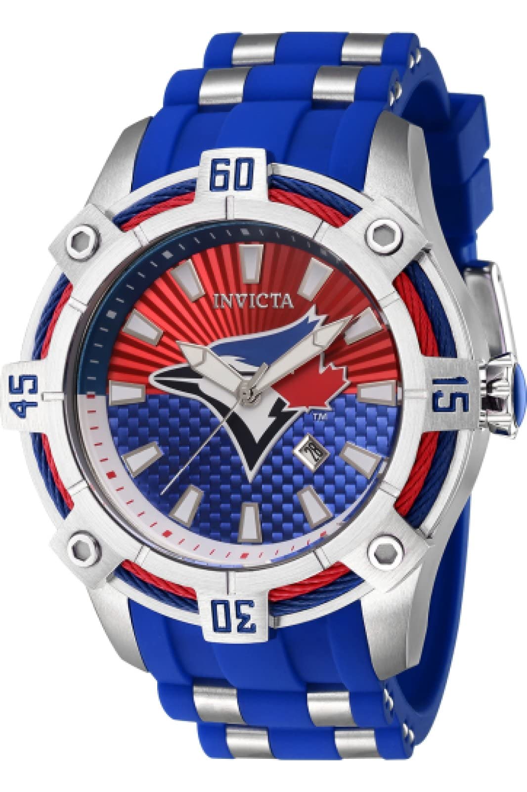 Foto 2 pulgar | Reloj Invicta Mlb Toronto Blue Jays Quartz Para Hombre 43298 - Venta Internacional.