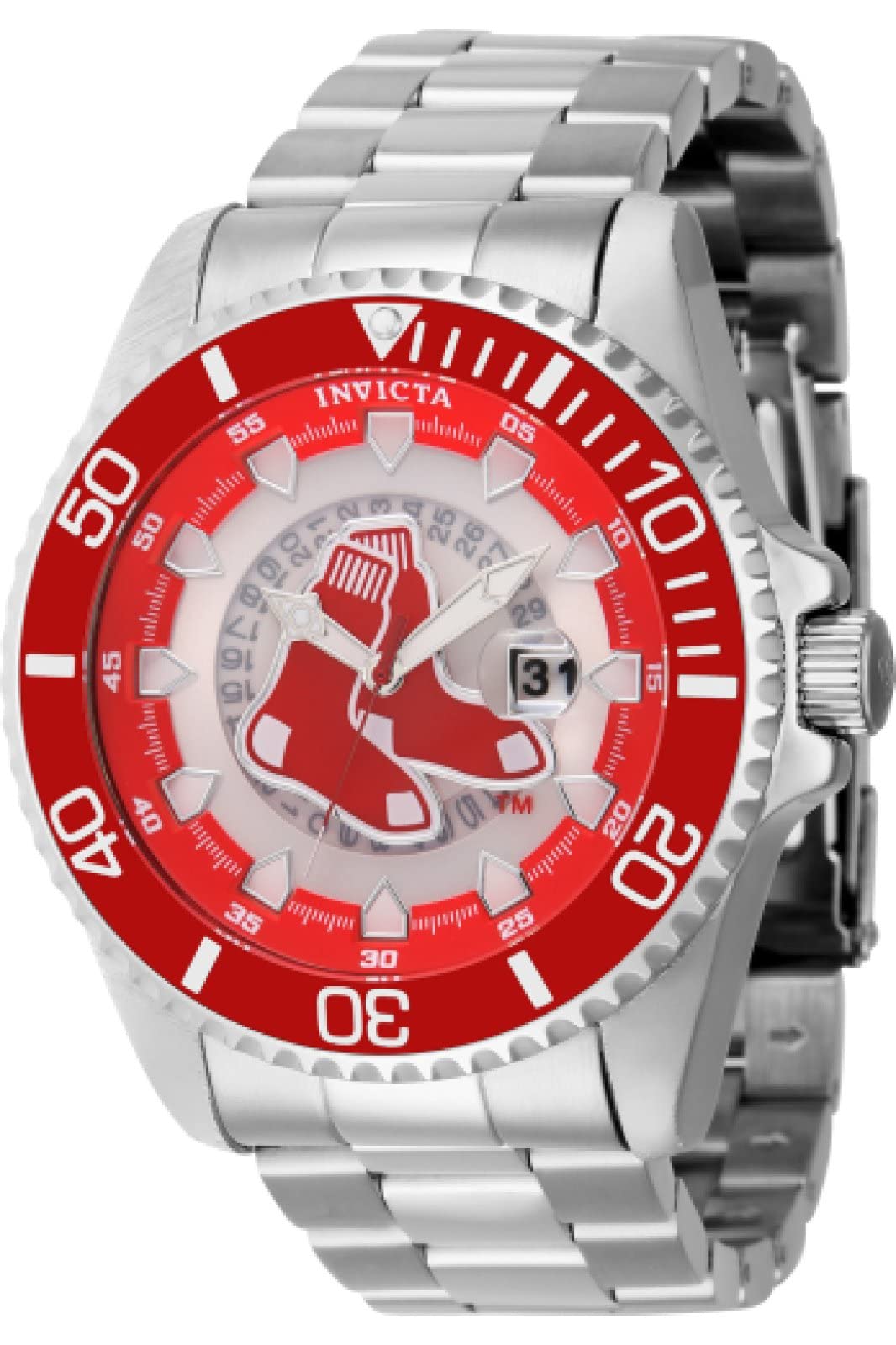 Foto 2 pulgar | Reloj De Cuarzo Invicta Mlb Boston Red Sox Para Hombre 43457 - Venta Internacional.