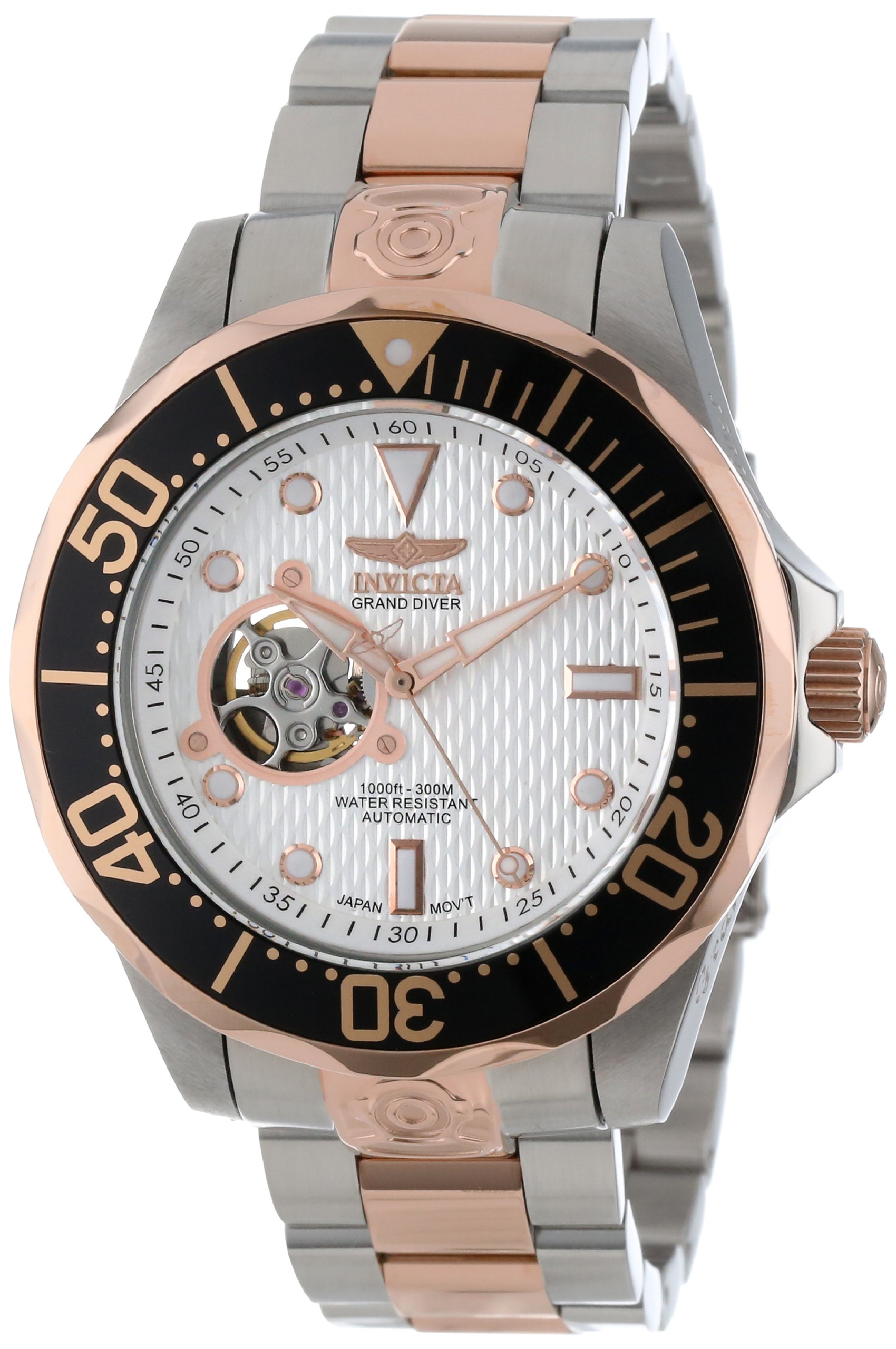 Invicta 13707 Grand Diver Automatic Blanco Texturizado D Par - Venta Internacional.