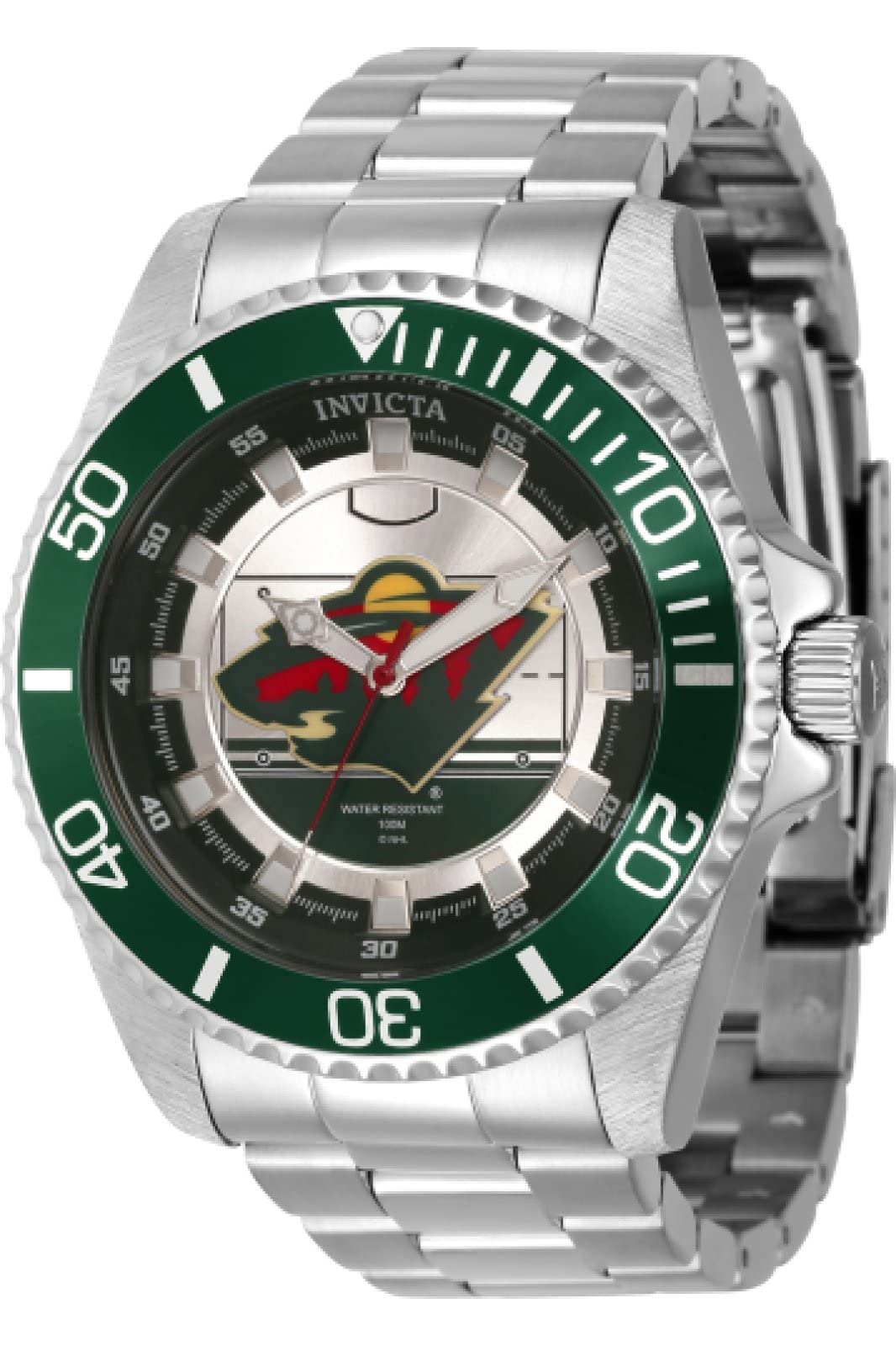 Foto 2 pulgar | Reloj Invicta Nhl Minnesota Wild Quartz Para Hombre Con Esfe - Venta Internacional.