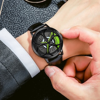 Foto 5 | Reloj 3d Sunda 1070 De Cuarzo Hueco Para Hombre Con Cinturón De Piel - Venta Internacional.