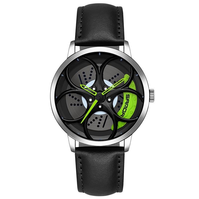 Reloj 3d Sunda 1070 De Cuarzo Hueco Para Hombre Con Cinturón De Piel - Venta Internacional.