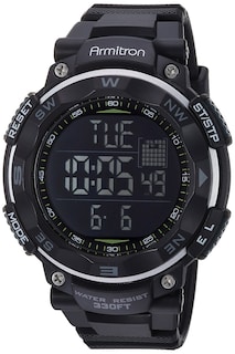 Foto 1 | Cronógrafo Digital Negro Deportivo De 40 Mm para Hombre - Venta Internacional