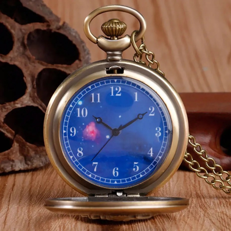 Foto 4 pulgar | Reloj De Bolsillo El Principito De Cuarzo De Metal De 4 Cm Con Cadena - Venta Internacional.