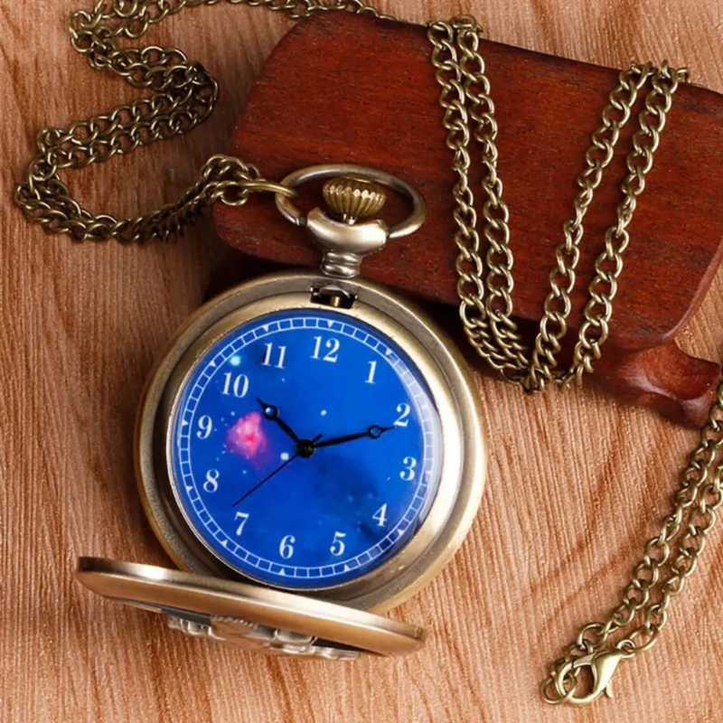 Foto 7 pulgar | Reloj De Bolsillo El Principito De Cuarzo De Metal De 4 Cm Con Cadena - Venta Internacional.