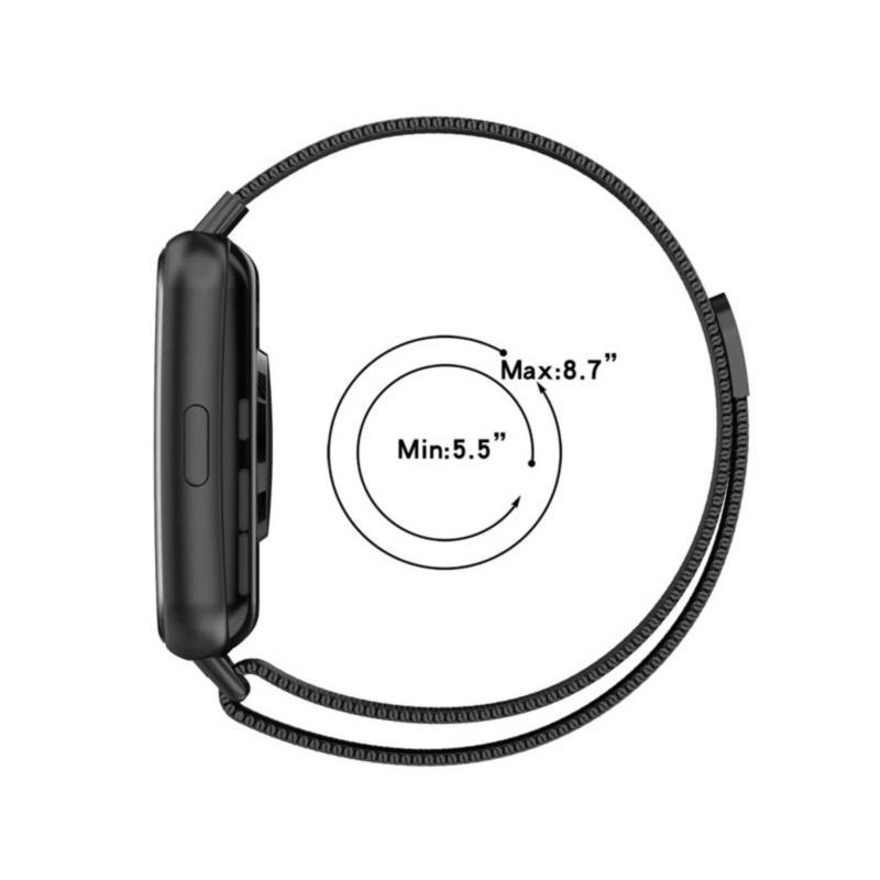 Foto 3 pulgar | Correa De Reloj Para Huawei Watch Fit 2, Acero Magnético, Plata - Venta Internacional.