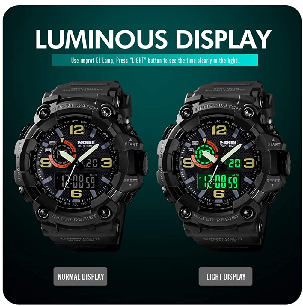 Foto 7 | Reloj Multifunción Militar S-Shock Deportivo Led Digital Impermeable - Venta Internacional