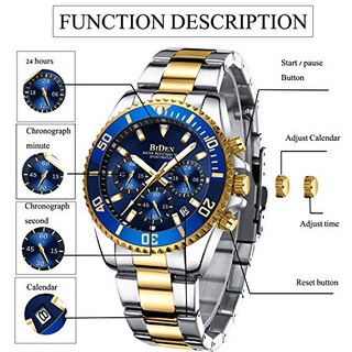 Foto 5 | Reloj Biden Plateado para Hombre-Venta Internacional