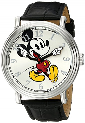 Foto 2 pulgar | Reloj Disney Mickey Mouse Negro Para Hombre - Venta Internacional