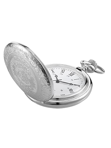 Foto 2 pulgar | Reloj de Bolsillo Pangda Vintage Steel con Cadena para Hombre - Venta Internacional