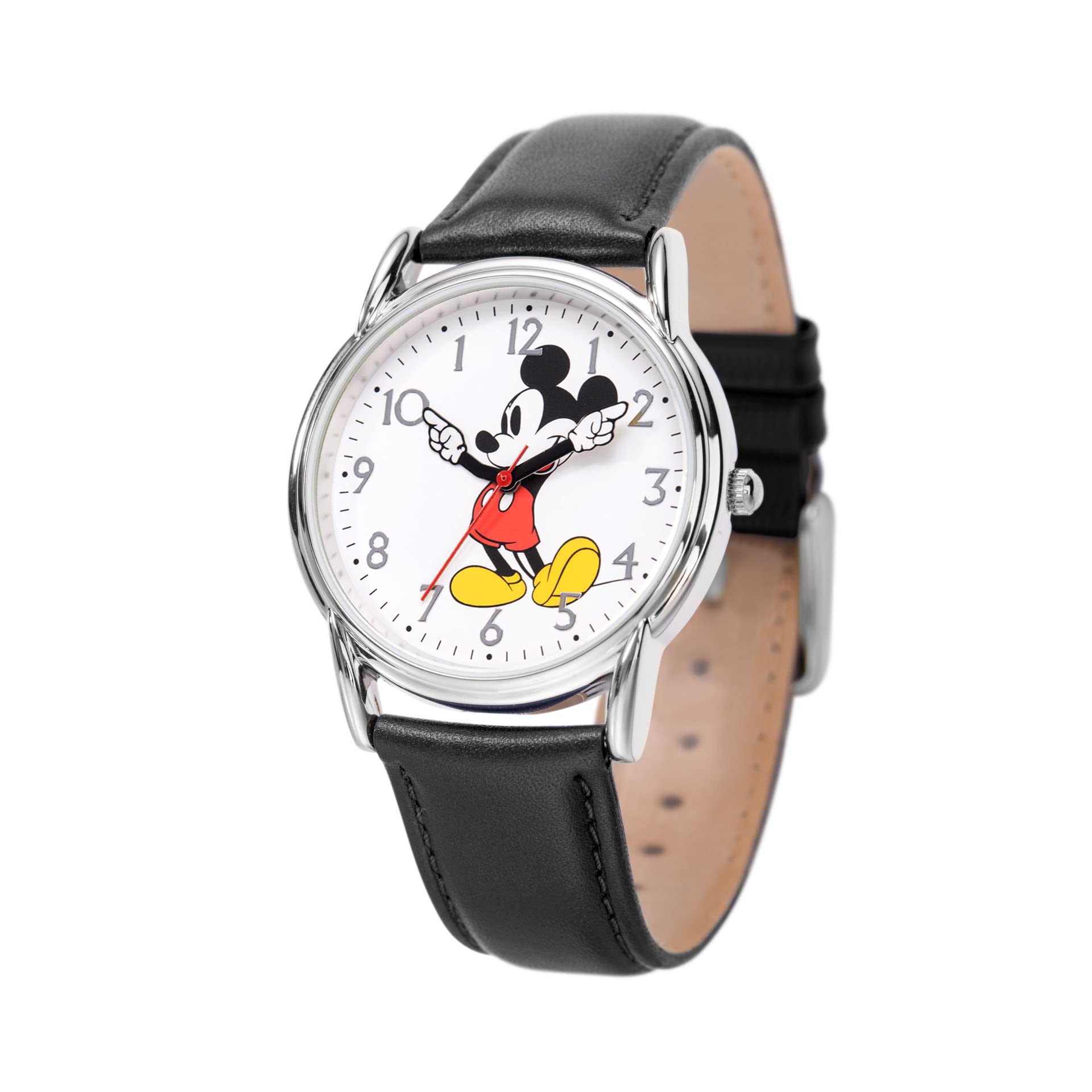 Reloj Disney Mickey Mouse Clásico de Piel Cardiff para Adultos - Venta Internacional