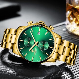 Foto 5 | Reloj Golden Hour con Cronógrafo Casual Para Hombre - Venta Internacional