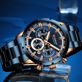 Foto 6 | Reloj Curren Sport Quartz Chronograph Acero Inoxidable para Hombre - Venta Internacional