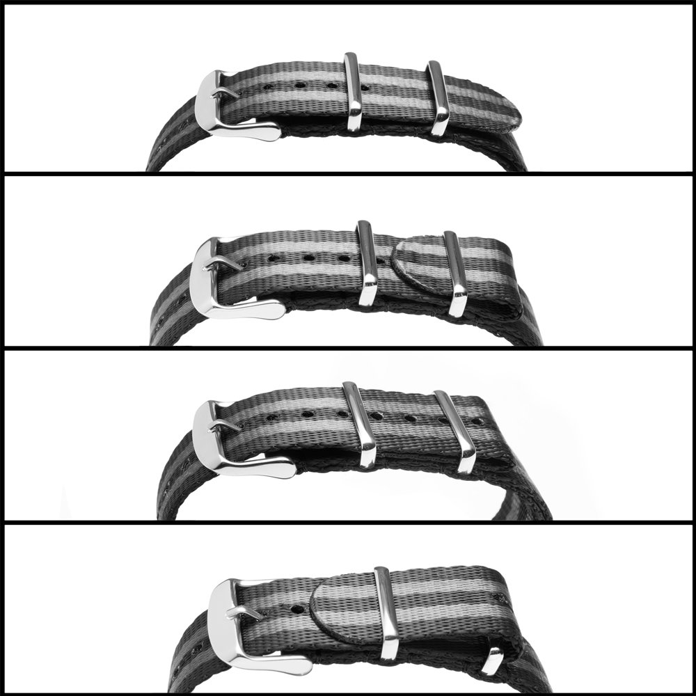 Foto 7 pulgar | Correa De Reloj Archer Nailon Tejido 22 mm - Venta Internacional