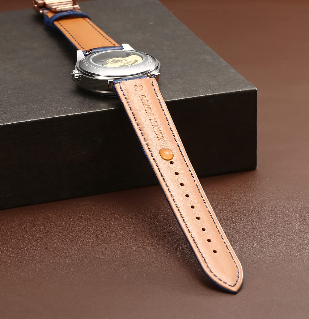 Foto 4 | Correa de Reloj Moran Quick Release Leather - Venta Internacional