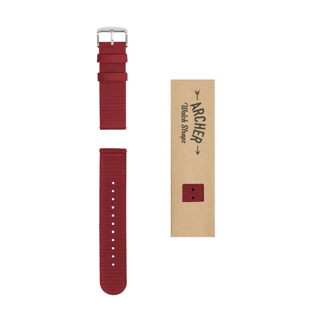 Foto 7 | Pulsera de Reloj Archer Premium Roja - Venta Internacional