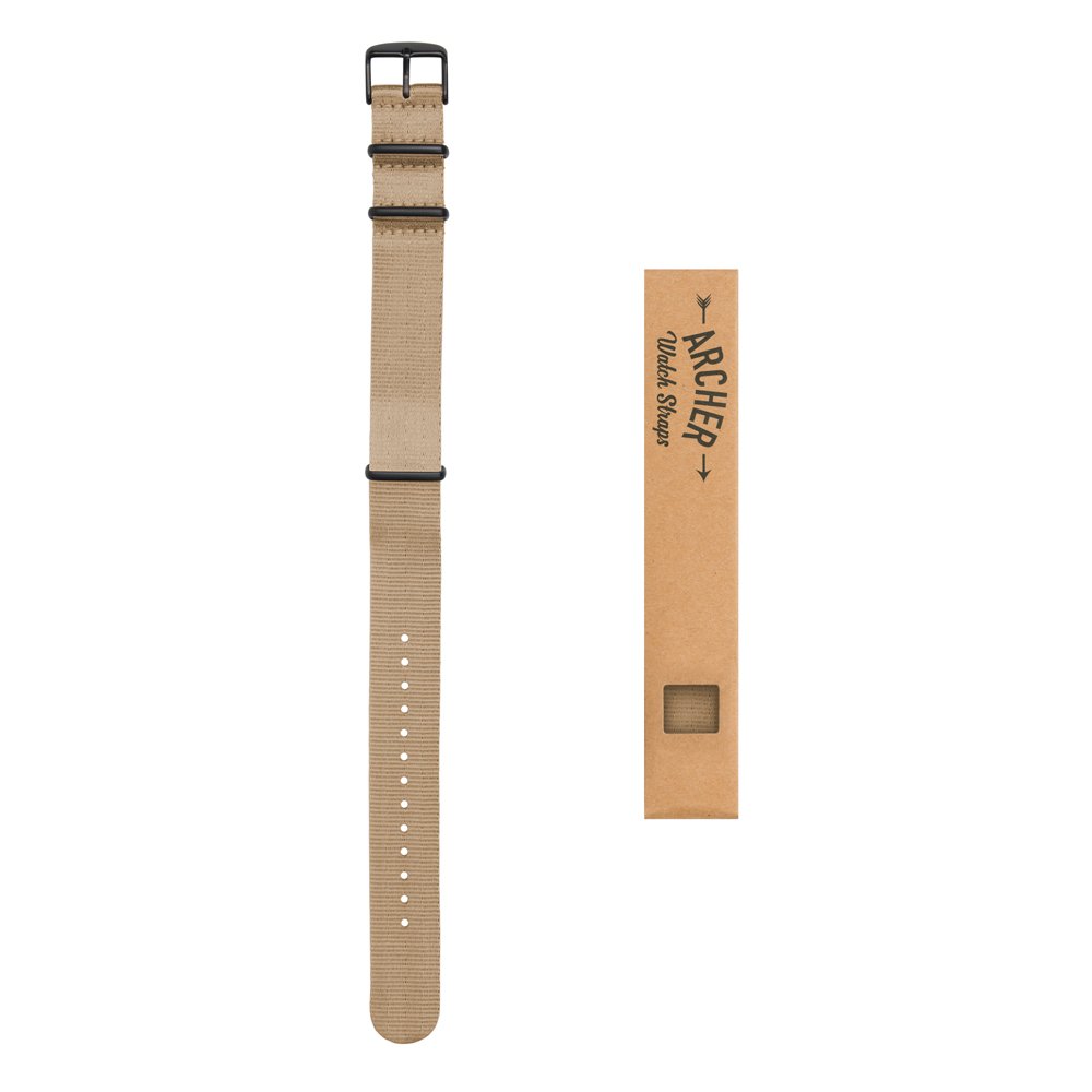 Foto 3 pulgar | Correa de Reloj Archer  Nailon Tejido 18 mm - Venta Internacional
