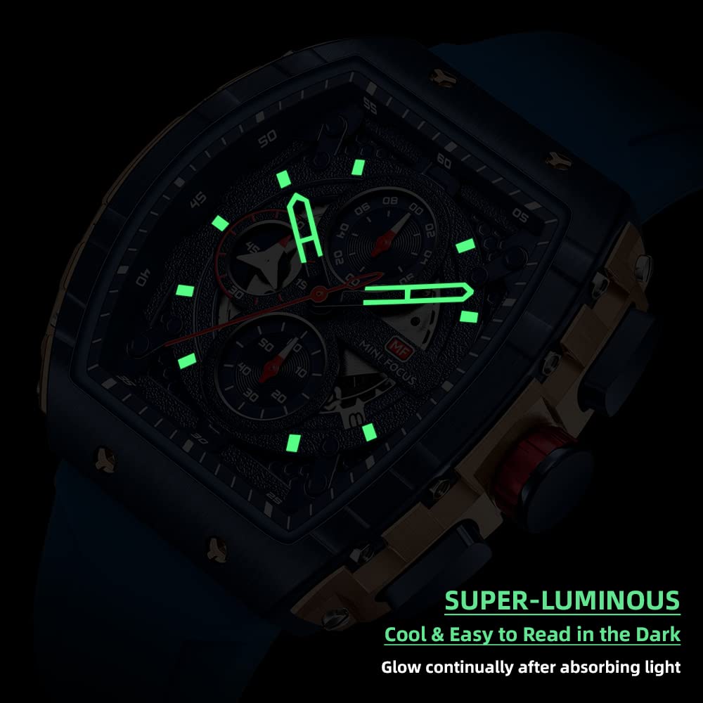 Foto 5 pulgar | Reloj Mf Mini Focus Fashion Sport Cronógrafo Impermeable para Hombre - Venta Internacional