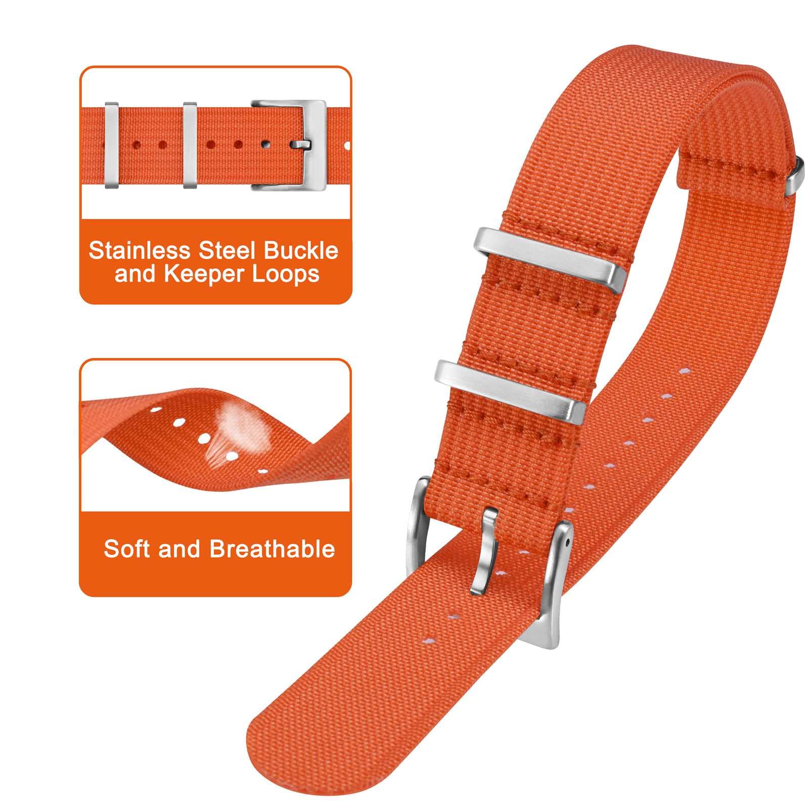 Foto 4 pulgar | Correa de Reloj Annefit de Nailon - Venta Internacional