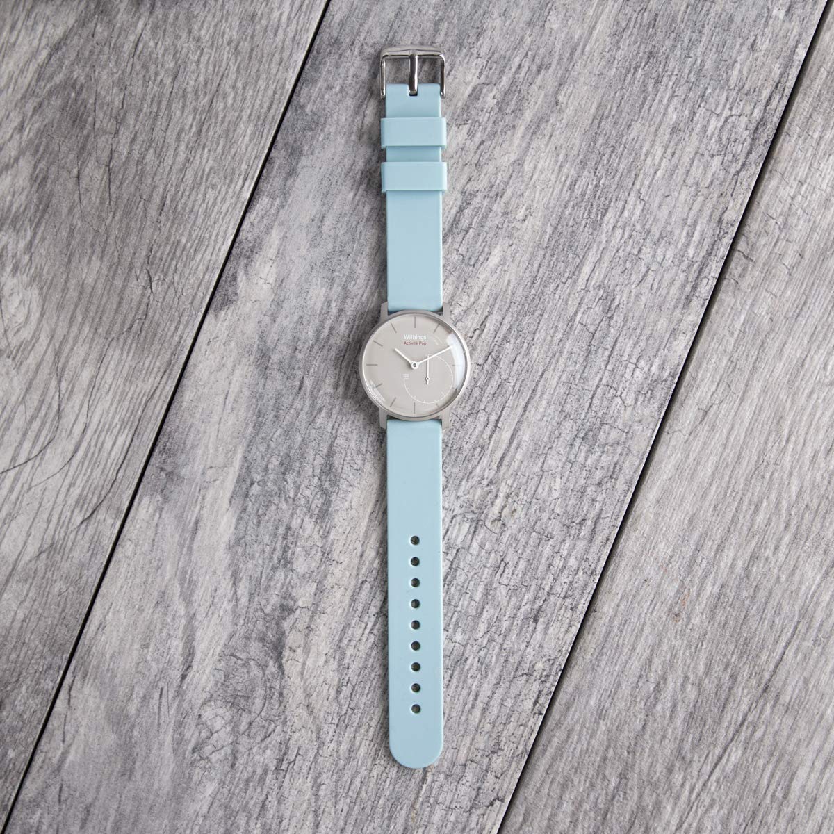 Foto 4 | Correa de Reloj Archer Silicone Quick Release 22 Mm Color Azul Claro - Venta Internacional