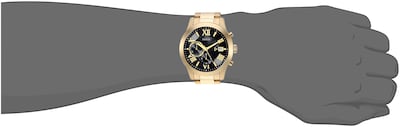 Foto 2 | Reloj Guess de Acero Inoxidable Dorado y Cronógrafo Negro - Venta Internacional