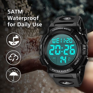 Foto 6 | Reloj L Lavaredo Digital Sports Military para Hombre - Venta Internacional