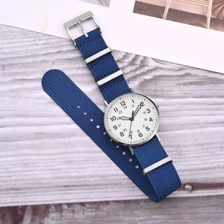 Foto 2 | Correa de Reloj Annefit Impermeable con Hebilla Plateada - Venta Internacional