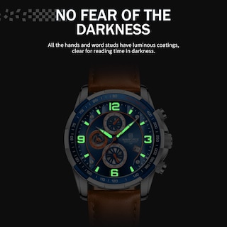 Foto 5 | Reloj Naviforce Sport Analógico de Cuarzo con Cronógrafo de Cuero para Hombre - Venta Internacional