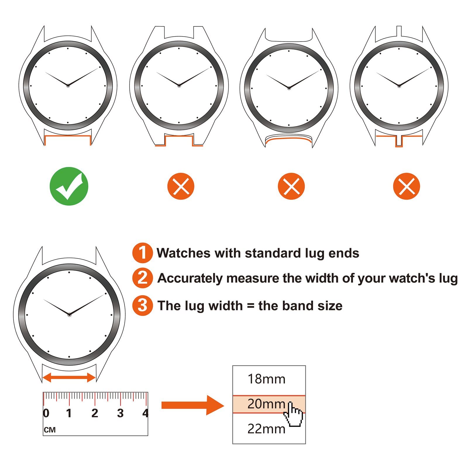 Foto 5 | Correa de Reloj Annefit de Nailon Resistente Al Agua - Venta Internacional