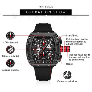 Foto 5 | Reloj Mf Mini Focus Fashion Sport Chronograph para Hombre - Venta Internacional
