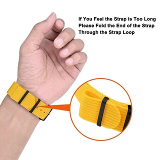 Foto 6 | Correa de Reloj Annefit Impermeable con Hebilla Negra - Venta Internacional