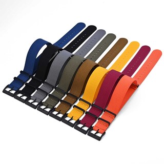 Foto 7 | Correa de Reloj Annefit Impermeable con Hebilla Negra - Venta Internacional
