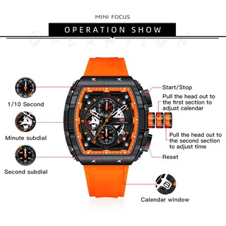Foto 5 | Reloj Mini Focus Fashion Sport Chronograph Impermeable para Hombre - Venta Internacional