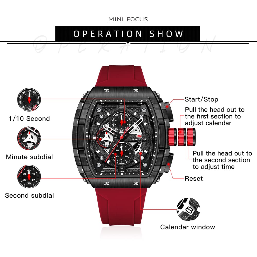 Foto 6 pulgar | Reloj Mf Mini Focus para Hombre - Venta Internacional