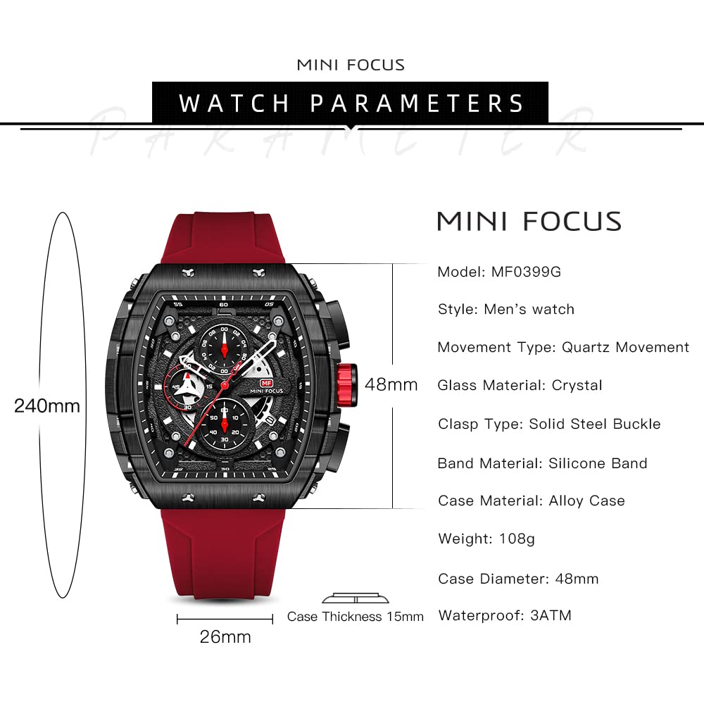 Foto 7 pulgar | Reloj Mf Mini Focus para Hombre - Venta Internacional